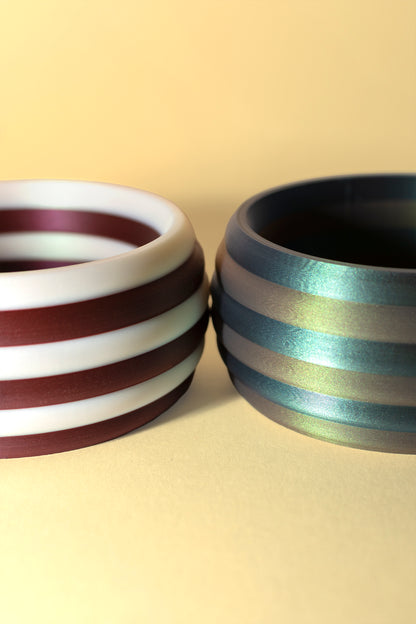 Set 2 · Brazalete Striped Cake